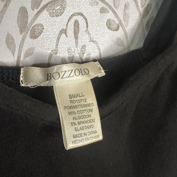 Bozzolo Womens Size Small Black Strappy Sleeve Dress Mini Side Cut Outs Hot Sexy - Picture 4 of 4